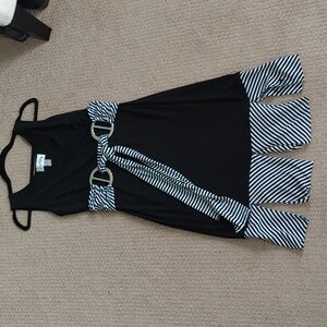 Joseph Ribkoff Jersey Stretch Tank Dress With Belt Size 8